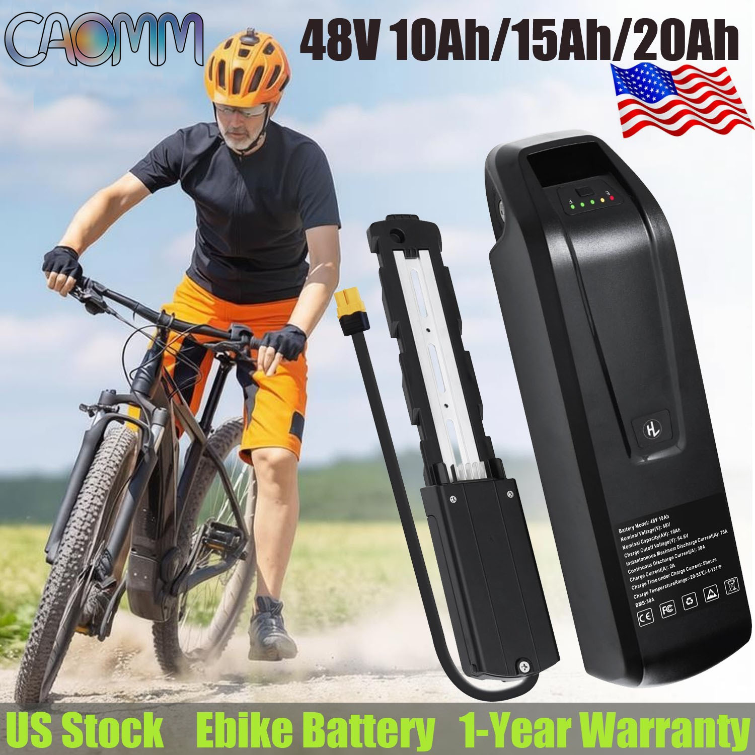 Ebike Battery 48V 20Ah Hailong - Batterie lithium pour vélo électrique Hailong