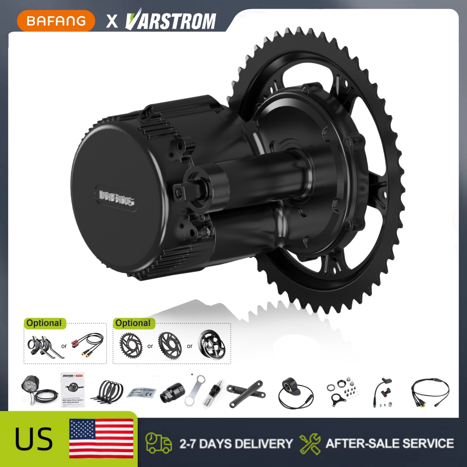 Bafang Bbs02B 48V 750W Mid Drive Kit - Ensemble moteur central BAFANG 48V 500W