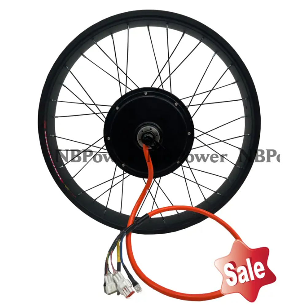 72V 5000W Hub Motor Kit - Roue arrière de vélo électrique Fat