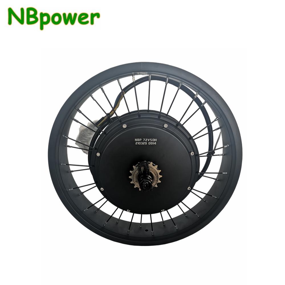 Roue arrière de vélo électriqu - 72V 5000W Hub Motor Kit avis et prix