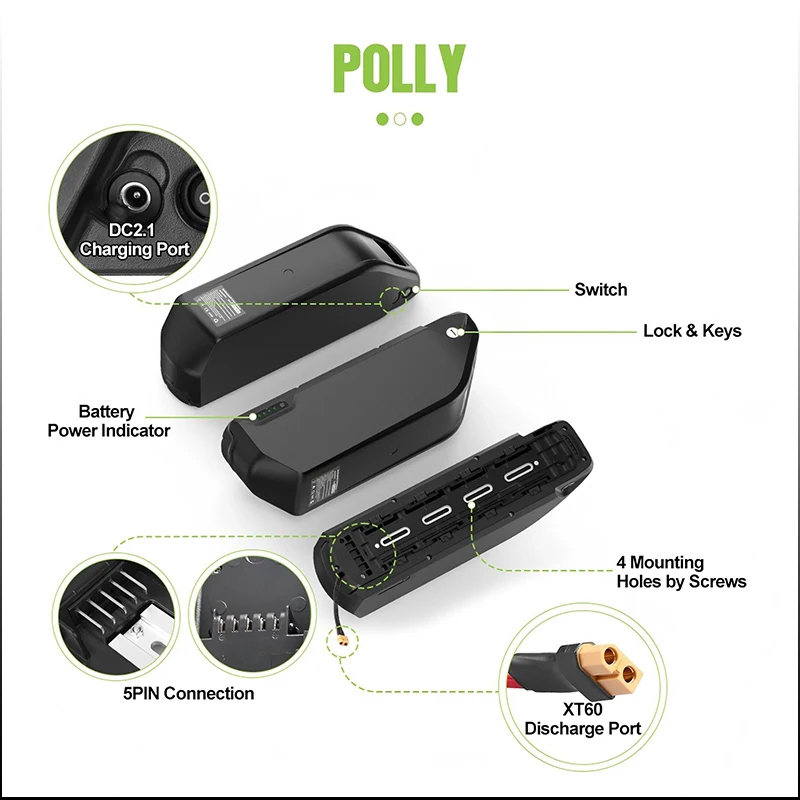 Batterie Polly DP7 pour vélo é - Electric Bicycle Battery 72V 30Ah avis et prix