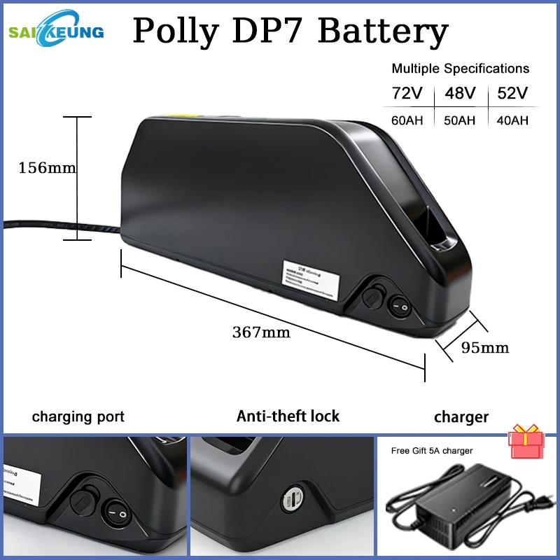 Batterie Polly DP7 pour vélo é - Electric Bicycle Battery 72V 30Ah avis et prix