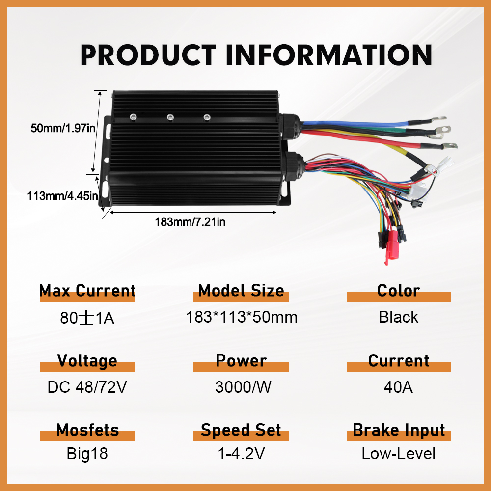 Vélo électrique, moteur 3000W  - 72V 5000W Hub Motor Kit avis et prix