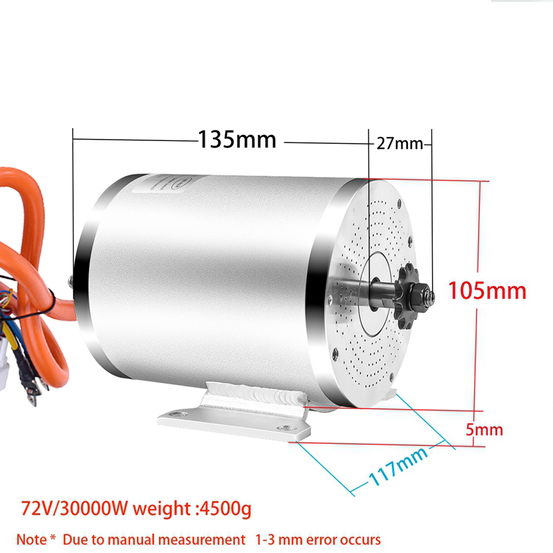 Moteur électrique sans balais  - Ebike Conversion Kit 72V 3000W avis et prix