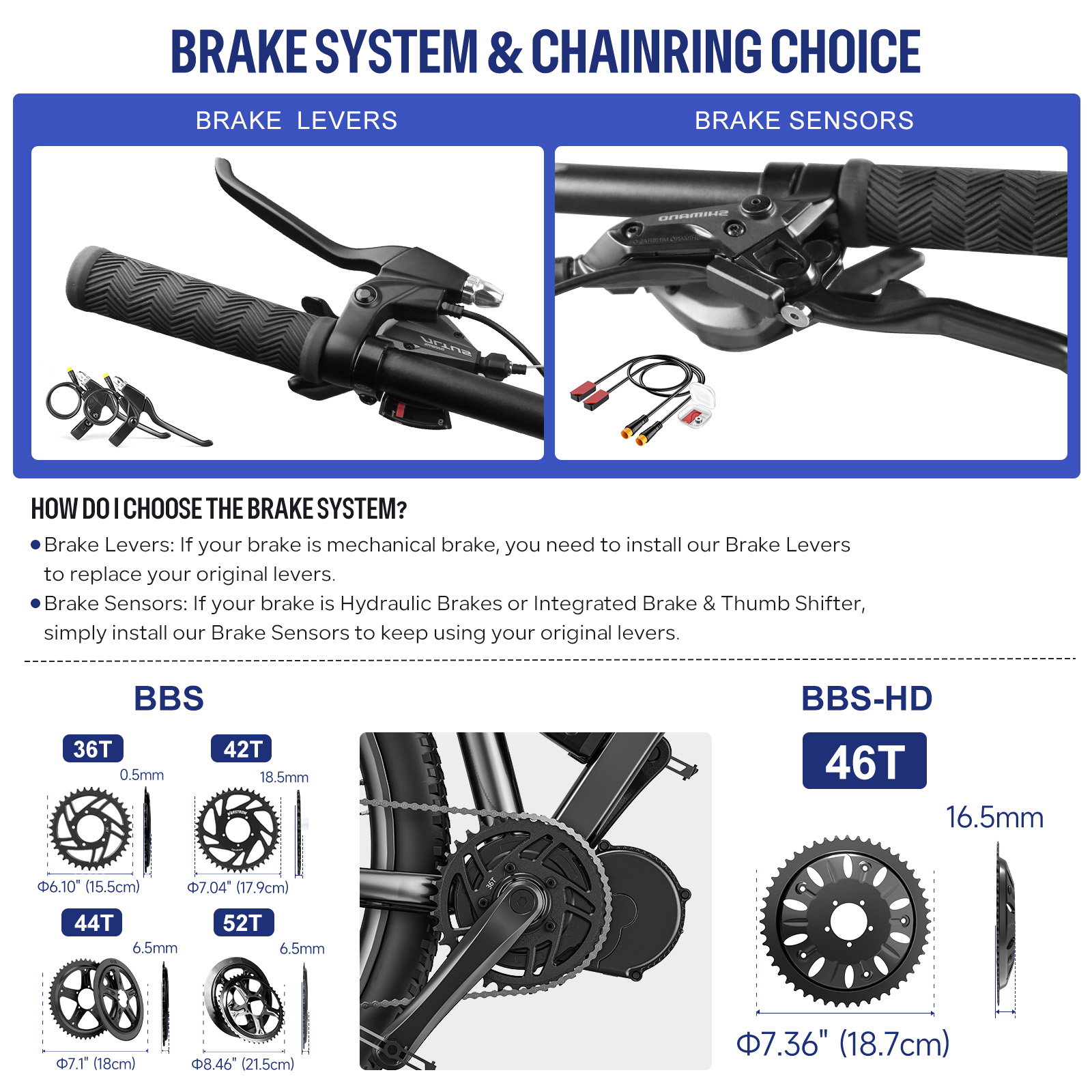 [Stock US] Kit de moteur centr - Bafang Bbs02B 48V 750W Mid Drive Kit avis et prix